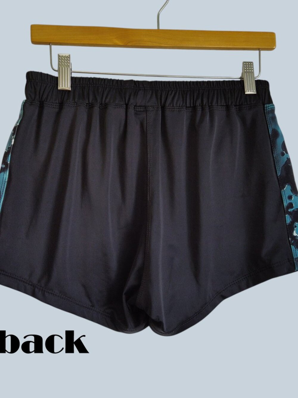 Rough Trade Gear Mens Athletic Black Shorts w Liner Pockets Running Sports Sz M - Picture 2 of 7